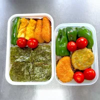 5/27  子の弁当と自分弁当| なかちゃんたまごさん