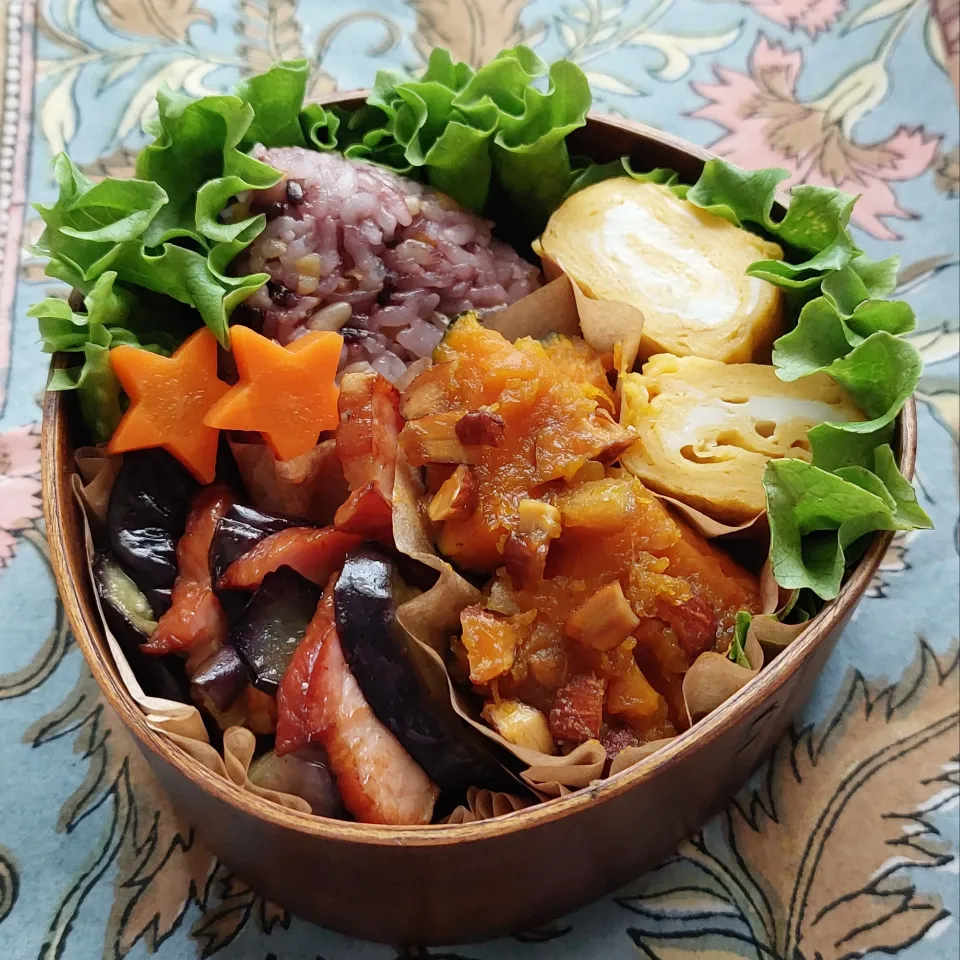 お弁当〜！|きつねさん