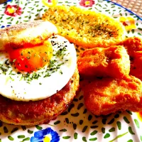 自家製🍟M cドナルド的な朝ごはん🍔