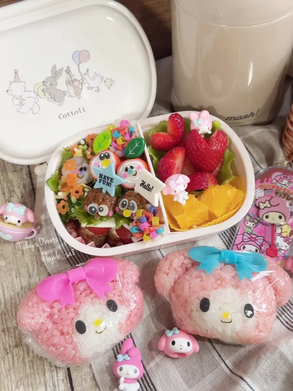 マイメロお弁当✨|La-Jule Sa8さん