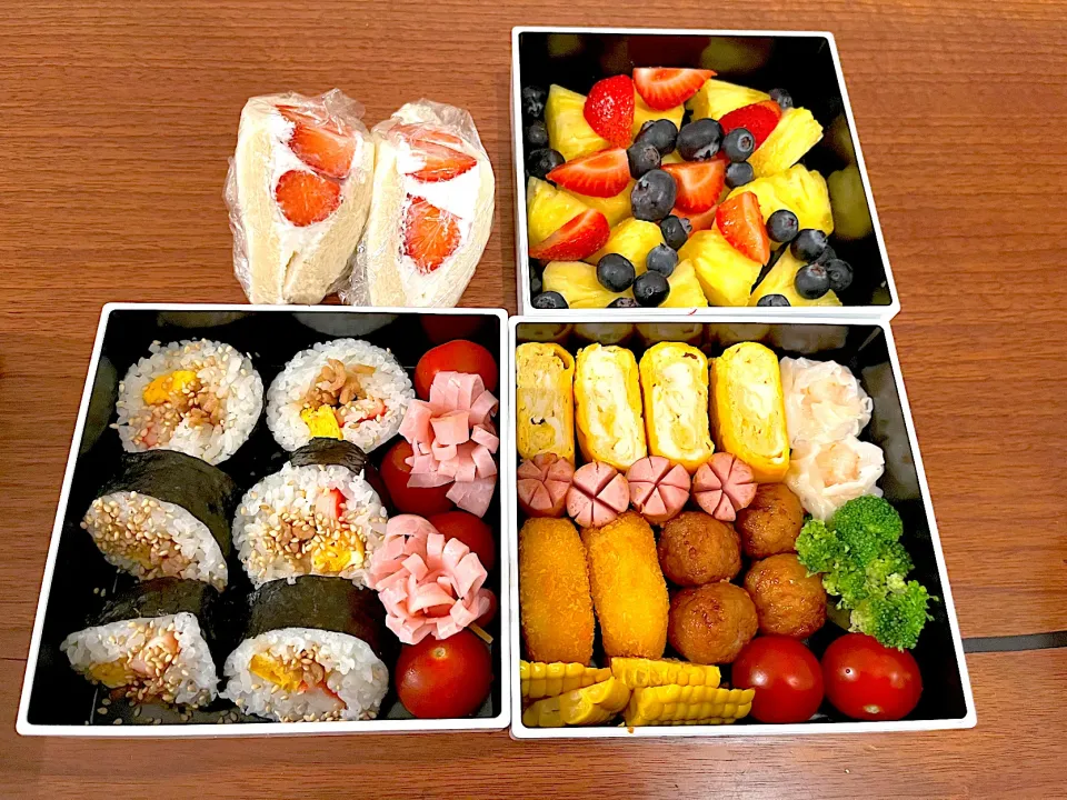 幼稚園親子遠足お弁当|Saori.Tさん