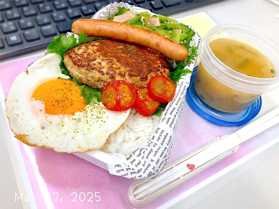 完璧💮ハンバーグ弁当|Tsuu_chan‪ ·͜·♡‬さん
