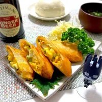 たまごサラダ春巻き