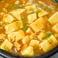 鶏ひき肉で麻婆豆腐