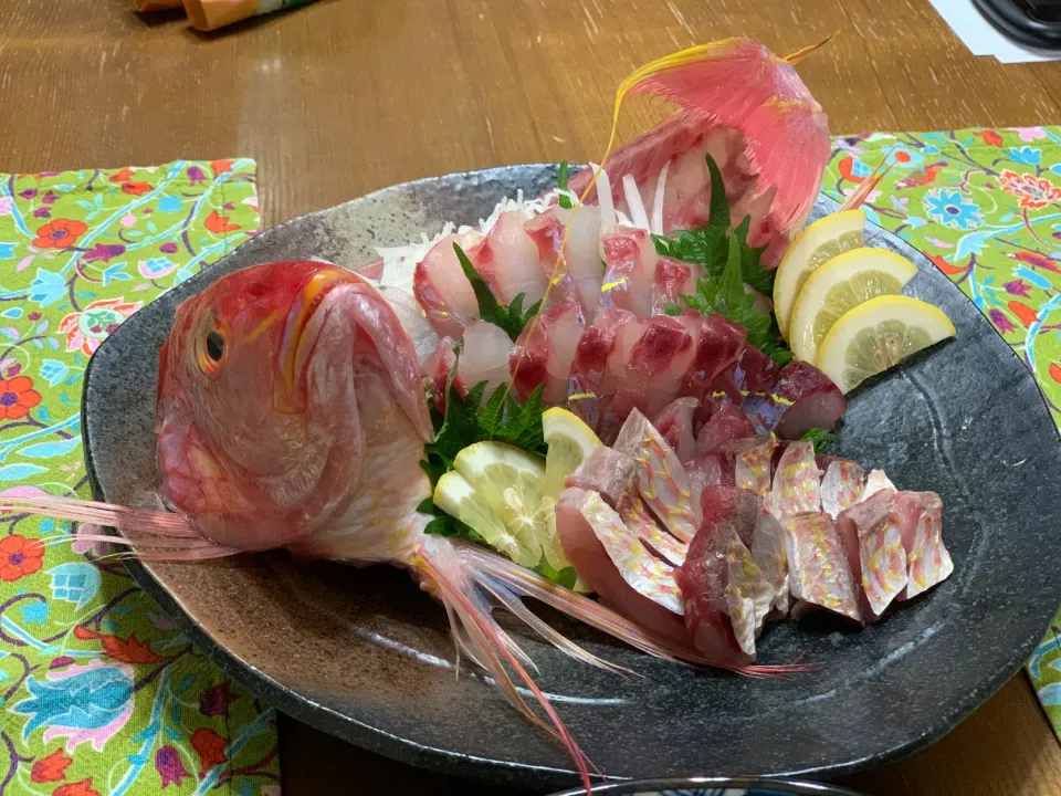いとより鯛の姿造り~脂のってます！|おさむさん