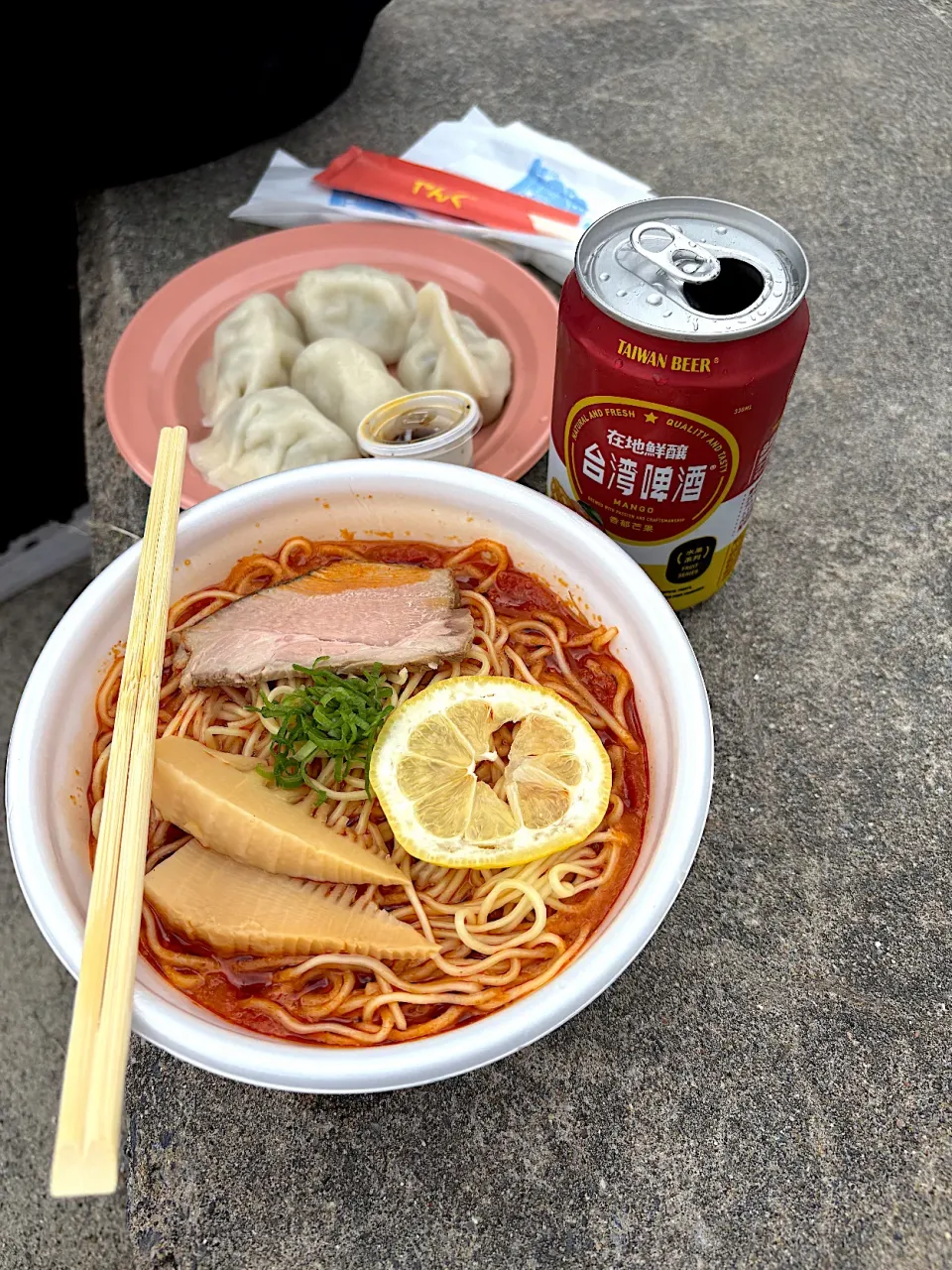 トムヤントマトラーメン🍅|えみちさん