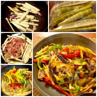 Pepper steak & Fried eggplant with Oyster Sauce✨青椒牛肉絲とナスのオイスターソース炒め|🌈Ami🍻さん