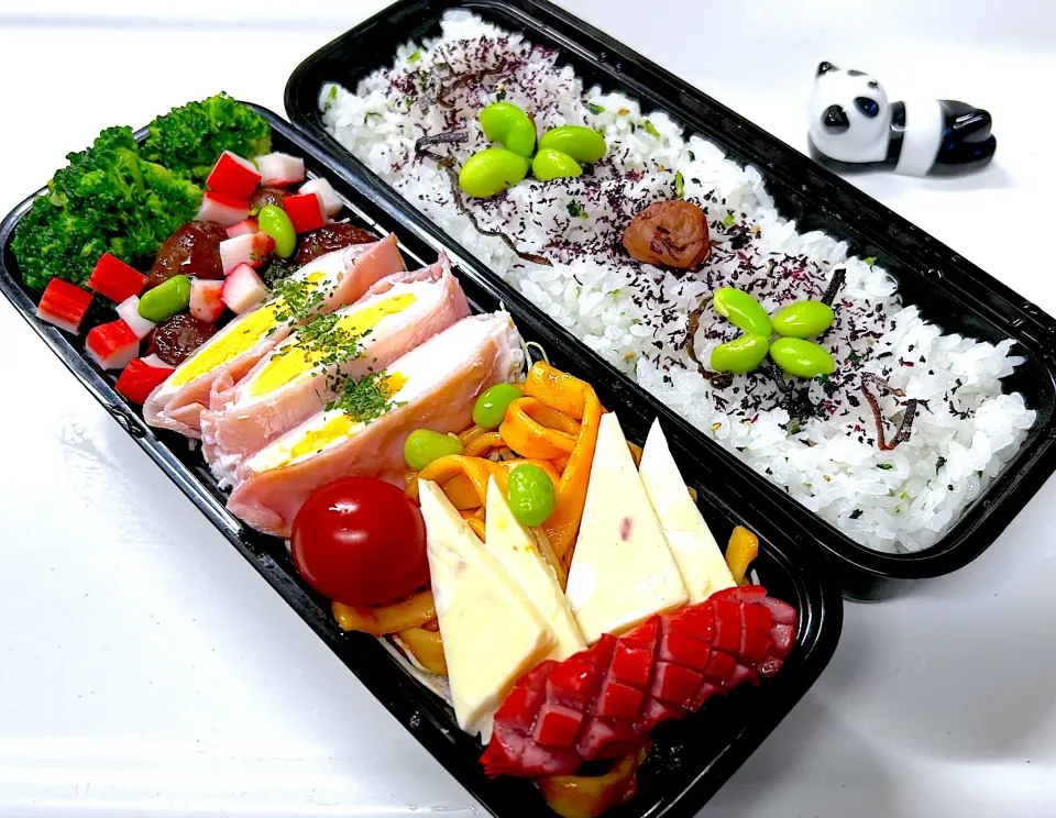 今日の弟のお弁当🍱です|パンダ🐼🐼パンダさん