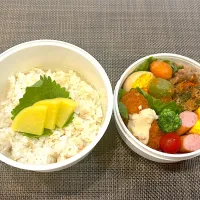 高校生息子のお弁当🍱 牛すじこんにゃくとカニクリームコロッケ弁当🍱|Snow10さん