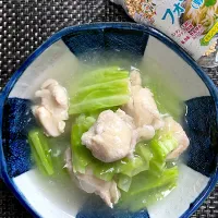 春キャベツと鶏のおろしあんかけ
