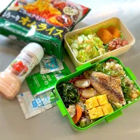 R7.5/28  𝚆𝚎𝚍.  ·͜·♡オムライス&ふきの炊き込みご飯👨🏻‍🍳|hamakoさん
