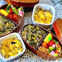 Flowerさんの料理 大根葉としらすの炒め　Flowerさんの料理 息子のお弁当