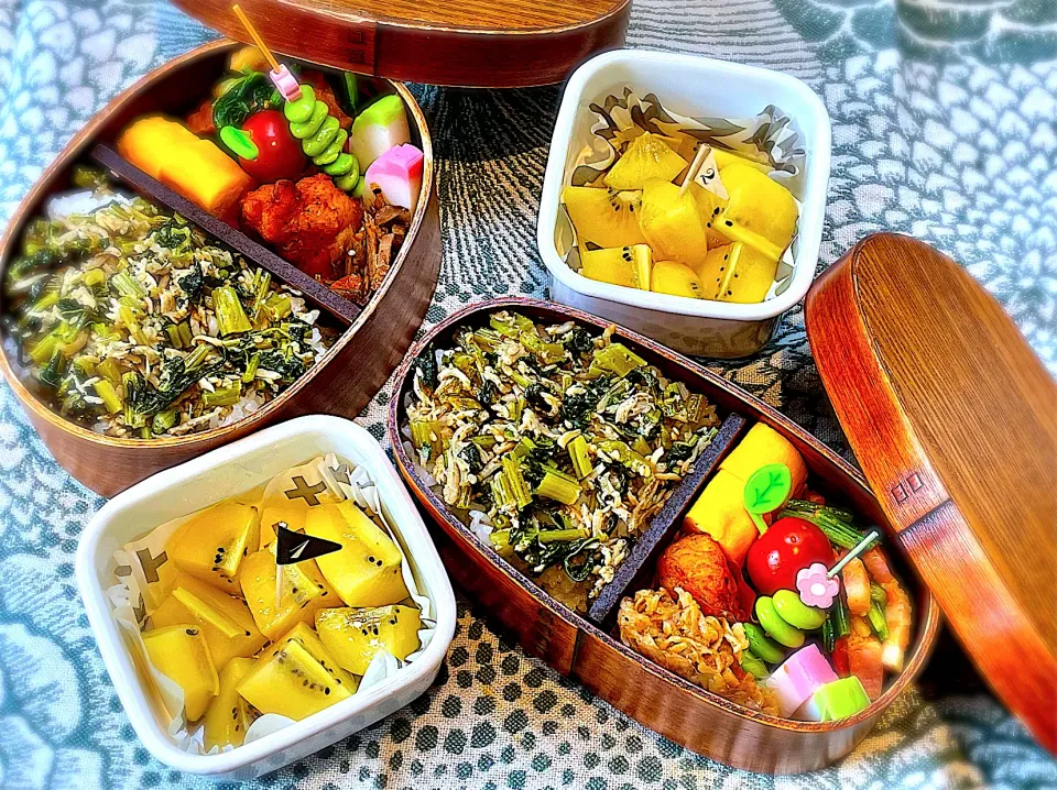 Flowerさんの料理 大根葉としらすの炒め　Flowerさんの料理 息子のお弁当|Flowerさん