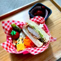 カツサンド弁当|ふうりんさん