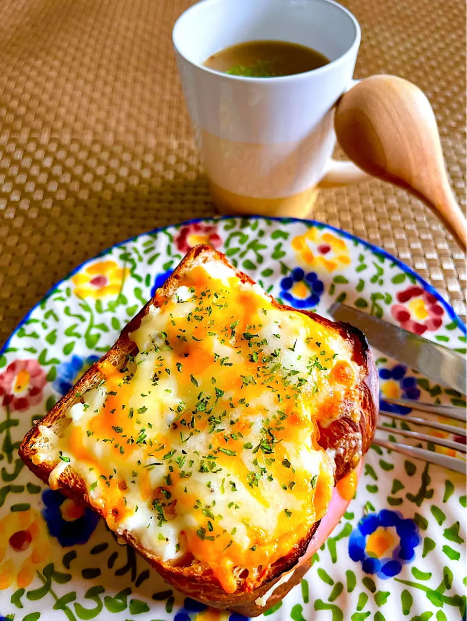 クロックムッシュ🥪de朝ごはん|KANAさん
