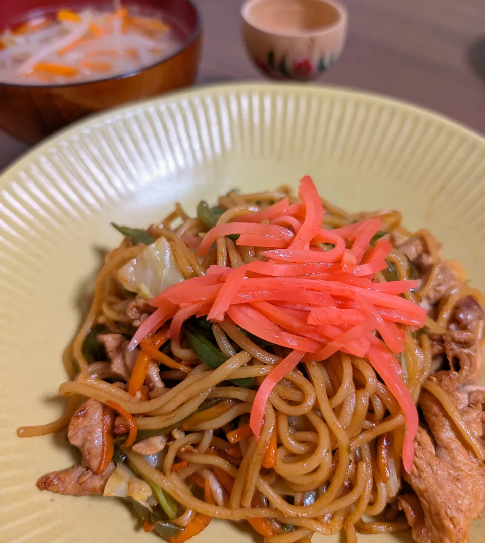 焼きそば！|はちみつポルコさん