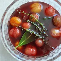ミニトマトの赤ワインシロップ漬け