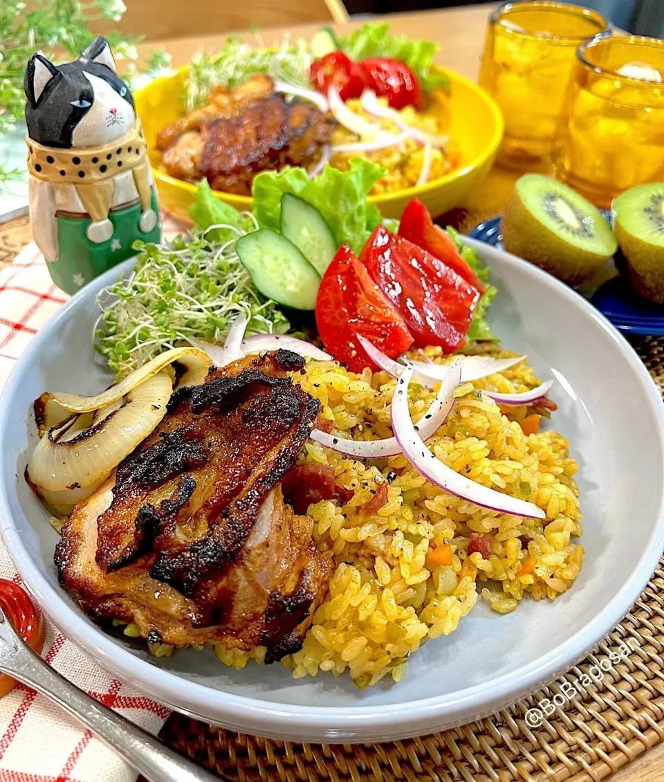 カレーピラフとタンチキ！|ラゴさん。さん