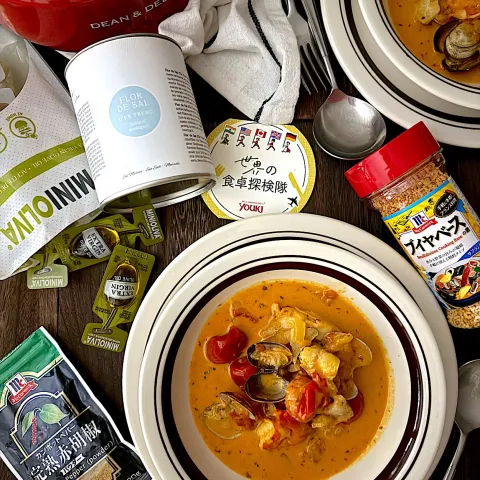 「ＭＣ　ブイヤベースの素」を使ってみたSnapdishの料理・レシピ写真:『世界の食卓探検隊』魚介たっぷりのチョッピーノ🇮🇹