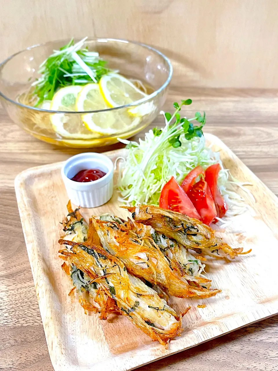 レモン素麺とササミのポテト包み|namiiin.727さん