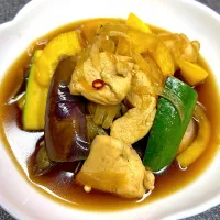 揚げない鶏むね肉と夏野菜の南蛮漬け|まみさん