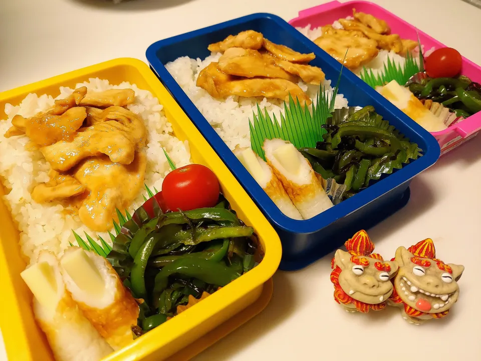 夫弁当､息子弁当､私弁当|みどりさん