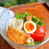 冷やしうどん　胡桃味噌玉入り|アッコちゃん✨さん