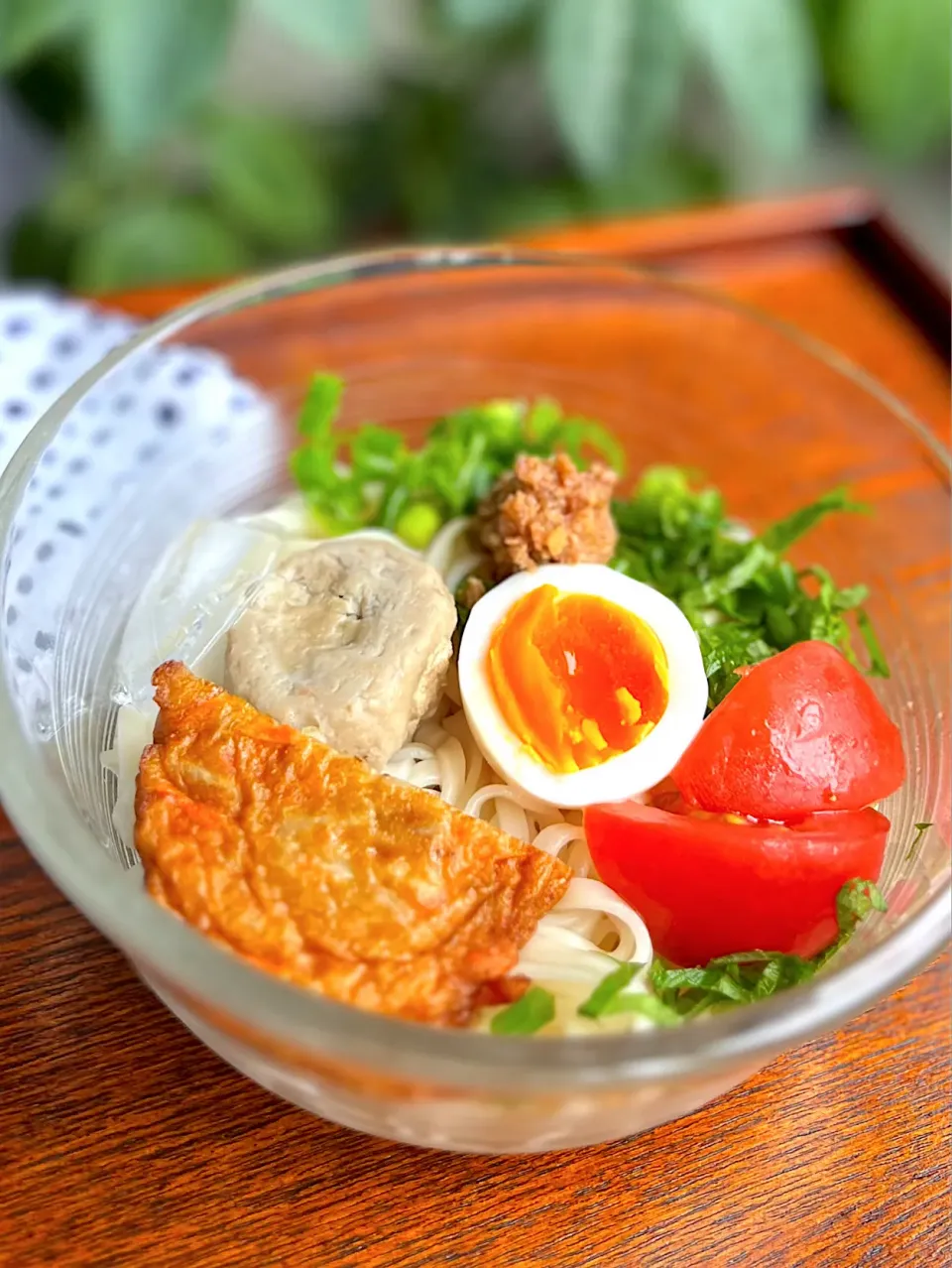 冷やしうどん　胡桃味噌玉入り|アッコちゃん✨さん