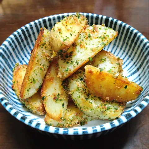 「料亭の味 フリーズドライつぶみそ ボトル」を使ってみたSnapdishの料理・レシピ写真:つぶみそ海苔ポテト😆🥔🍟