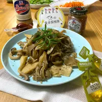 きのこのアーリオオーリオ風マリネ