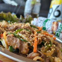 韓国風牛焼肉