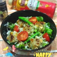 ぽんすけさんの丼サラダ🥗|みったんさん
