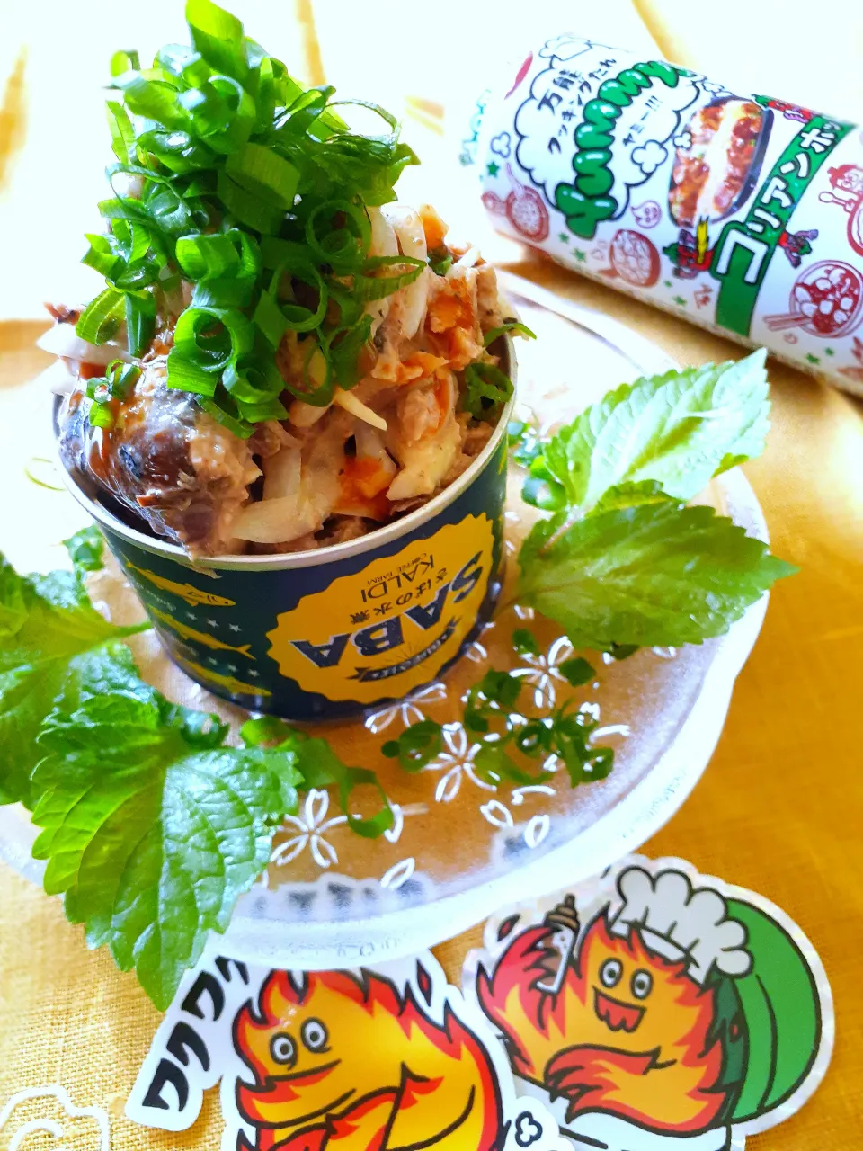 まなまな♡さんの料理 Yummy!コリアンホット de サバ缶と新玉ねぎのコリマヨサラダ|fumfumさん