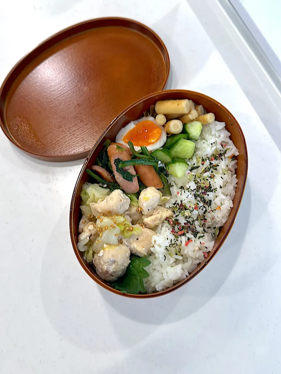 今日の旦那さん弁当|あやごはん( ͡σ̴̶̷̤. ͡σ̴̶̷̤)ෆ⃛さん