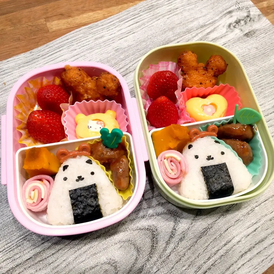 塩おむすびのお弁当🍙|puniさん