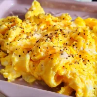 Morning scrambled eggs breakfast 😋😍☕🦋🌻🌈| 🍒lynnlicious🍒さん