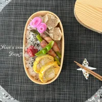 高校生男子お弁当🍱| AKUBI*:ஐ(●˘͈ ᵕ˘͈)さん
