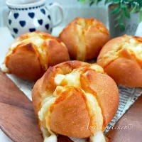 チーズ🧀大噴火パン😆🌋
