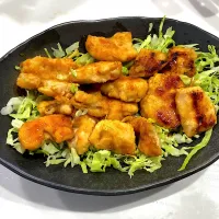 鶏胸肉甘辛スタミナ焼き|田中章さん