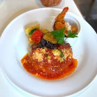 日替りlunch🍽️ ハンバーグとエビフライ😋|yokoさん