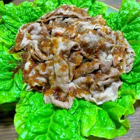 島根和牛^_^焼きしゃぶ^_^シャリアピンソースでいただきます。母親のグランドゴルフの賞品^_^ありがたや| きよっさんさん