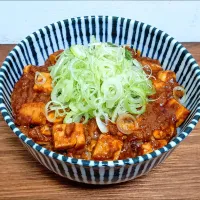 【自作🎯】辛口！四川麻婆豆腐丼