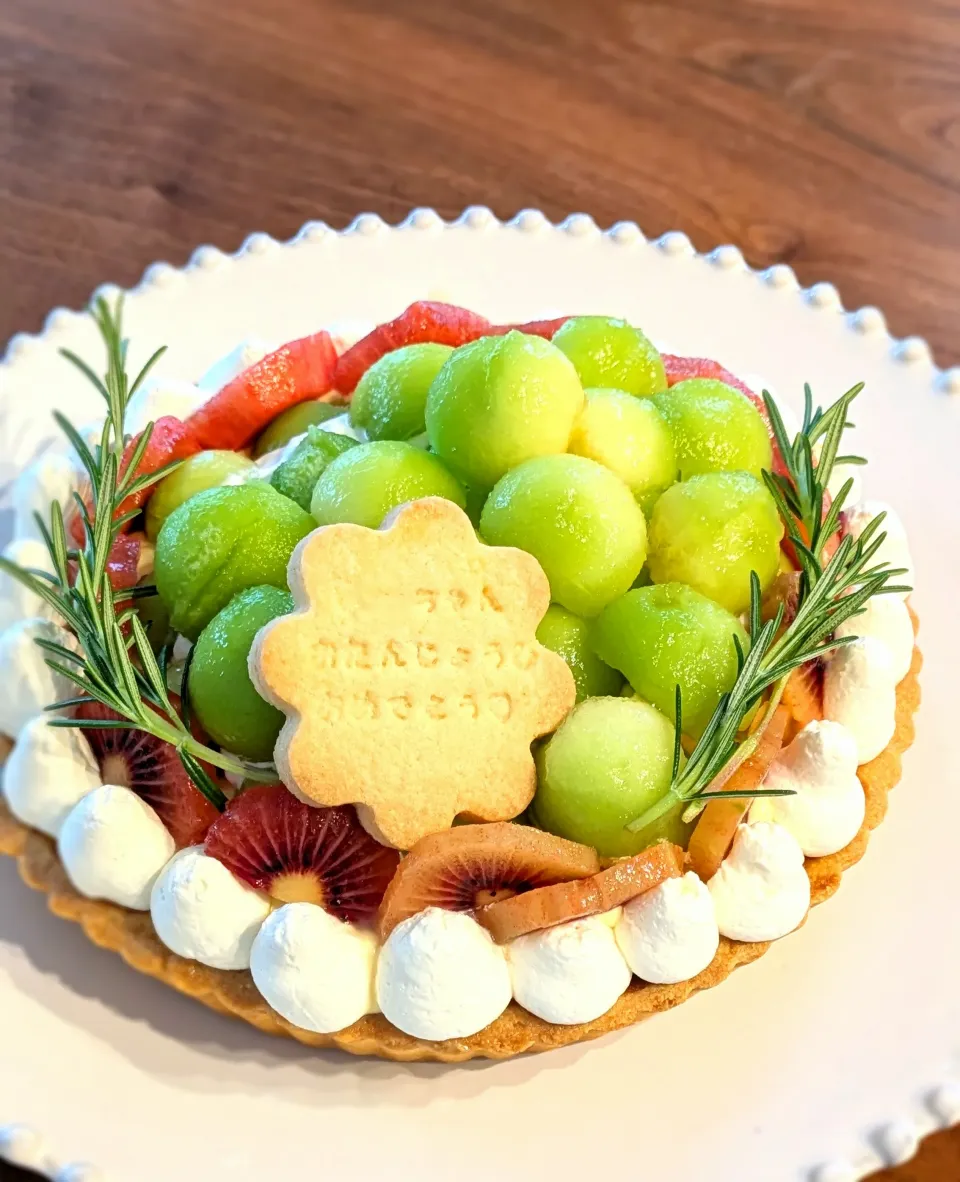 メロンのタルト|いりごまさん