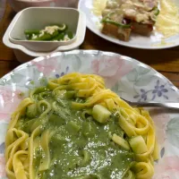 ジェノペーぜと厚揚げのピザ| ミカさん