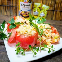 🌏『世界の食卓探検隊』🇮🇹イタリア料理
【🇮🇹トマトとお米のリピエノ】|ayaさん