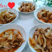 《レシピ有》鶏ももしめじ玉ねぎの炒めもの。| Mariさん