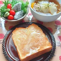 はちみつトースト|きつねさん