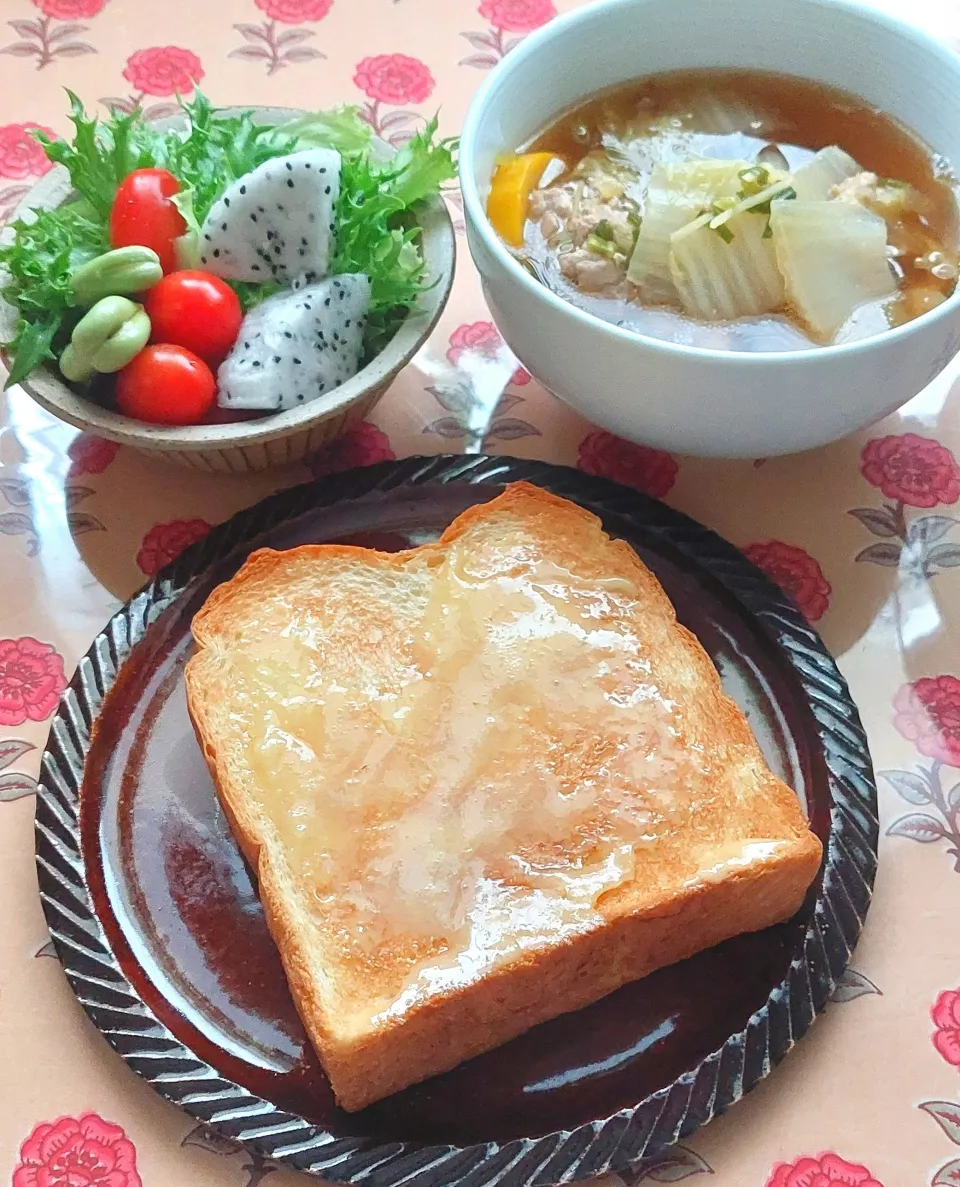 はちみつトースト|きつねさん