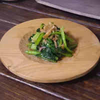 ほうれん草と小海老の炒め物|nitoさん