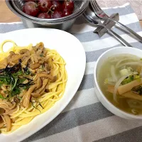 和風キノコ餡掛けスパ|もーやんさん